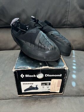Black Diamond Shadow Men's 12 Black Climbing Shoes